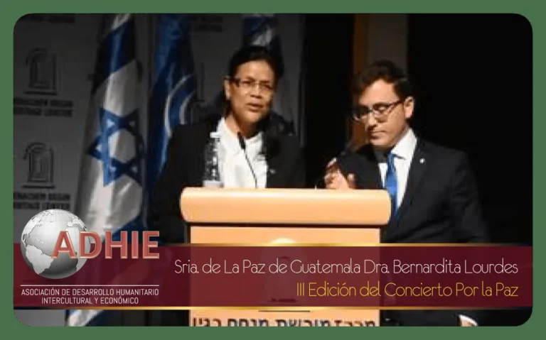 La Secretaria de la Paz de Guatemala estuvo presente en el Concierto Por la Paz